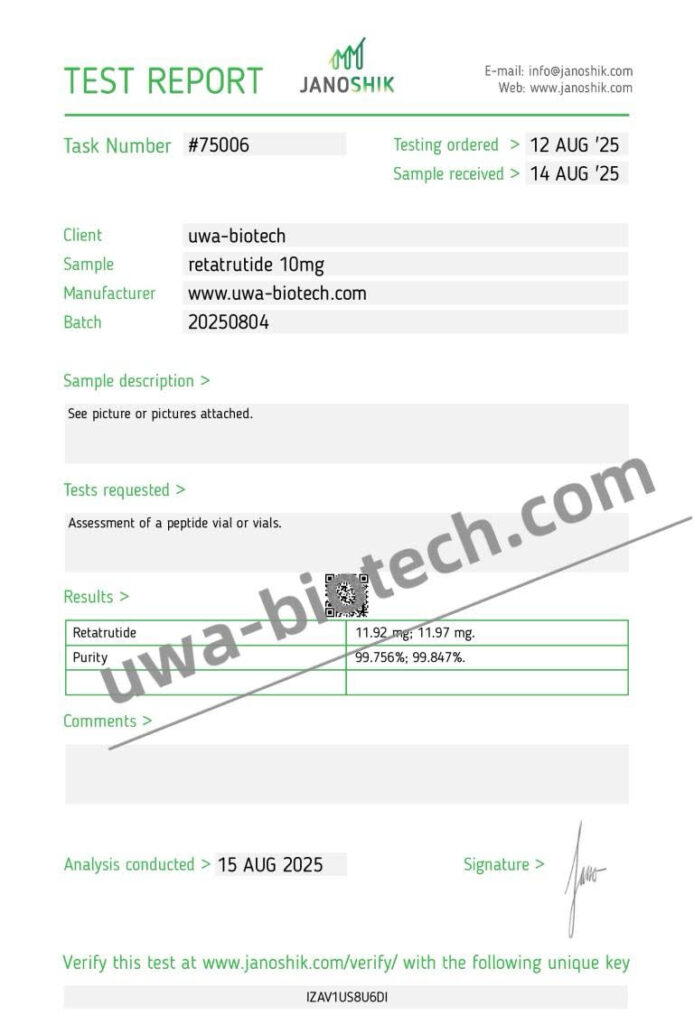 GLP3-RT Reta COA
