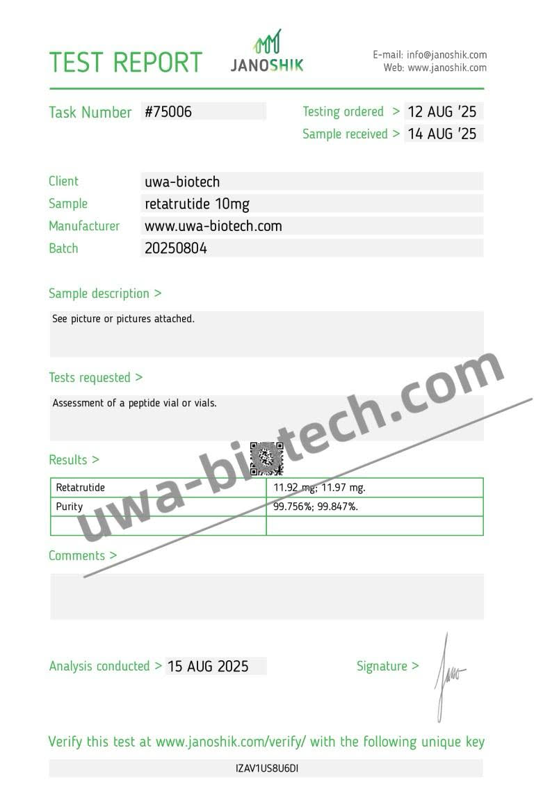 GLP3-RT Reta COA